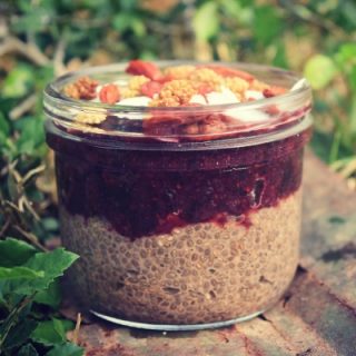Blueberry Acai Chia Seed Pudding
