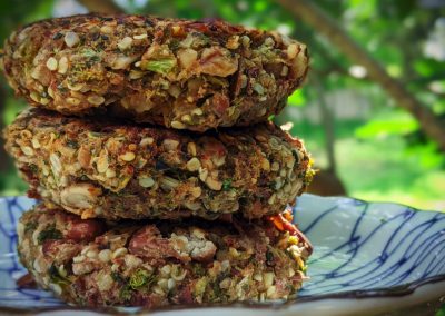 Vegan Broccoli Hemp Burgers
