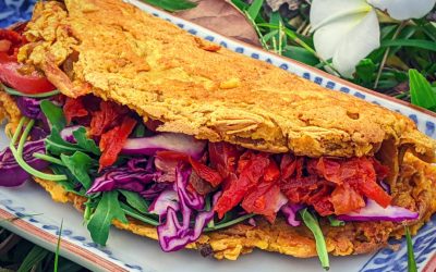 Kimchijeon aka Korean-Style Gluten-Free Kimchi Pancake