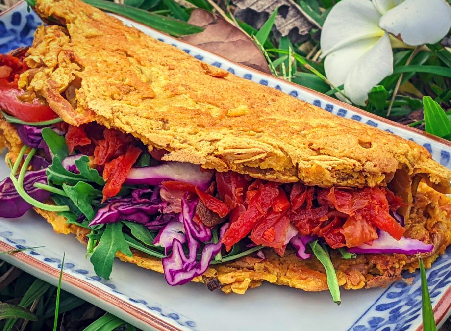 Kimchijeon aka Korean-Style Gluten-Free Kimchi Pancake