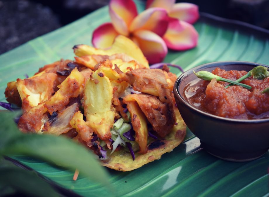 Vegan Jackfruit “Chick Tacos With Homemade BBQ Sauce